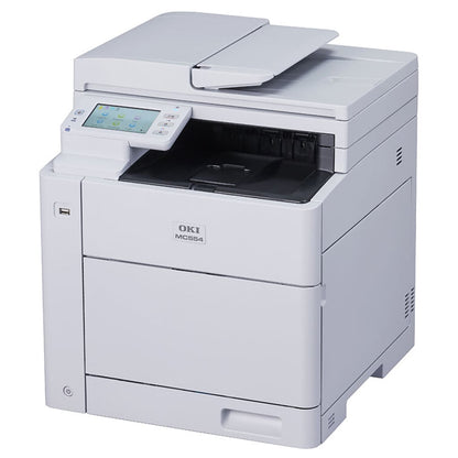 OKI MC554dnw A4 Wireless Colour Multifuction Laser Printer With Duplex - Print, Copy, Scan & fax